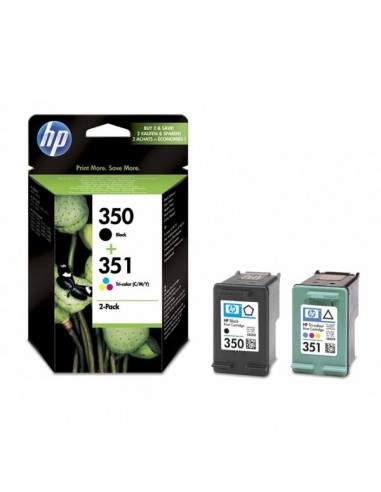 Originale HP inkjet conf. 2 cartucce 350/351 - nero 3 colori - SD412EE