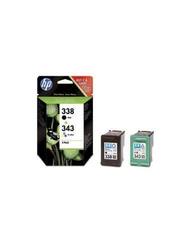 Originale HP inkjet conf. 2 cartucce 338/343 - nero +colore - SD449EE