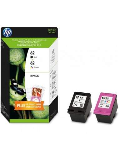 Originale HP inkjet combo pack cartucce 62 - nero +colore - N9J71AE