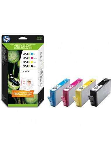 Originale HP inkjet conf. 4 cartucce 364XL - n+c+m+g - N9J74AE