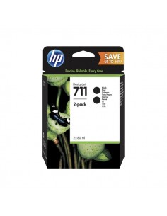 Originale HP inkjet conf. 2 cartucce 711 - 80x2 ml - nero - P2V31A HP - 1