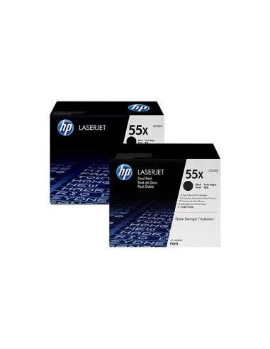 Originale HP laser conf. 2 toner A.R. 55X - nero - CE255XD