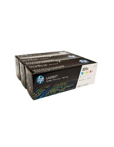 Originale HP laser conf. 3 toner 305A - c+m+g - CF370AM