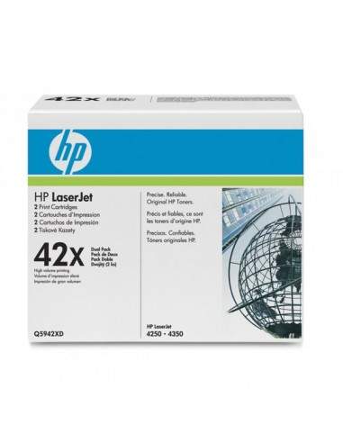 Originale HP laser conf. 2 toner A.R. 42X - nero - Q5942XD