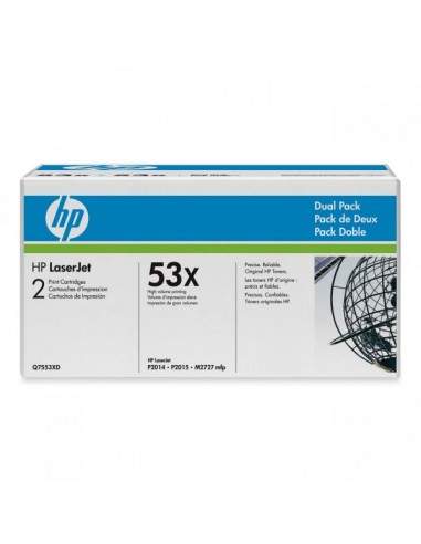 Originale HP laser conf. 2 toner A.R. 53X - nero - Q7553XD