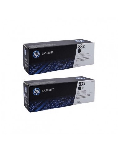 Originale HP laser conf. 2 toner A.R. 83X - nero - CF283XD