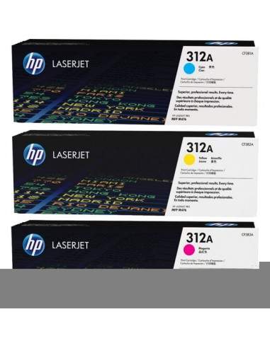 Originale HP laser conf. 3 toner 312A - c+m+g - CF440AM