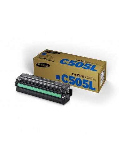 Originale Samsung laser toner CLT-C505L - ciano - SU035A