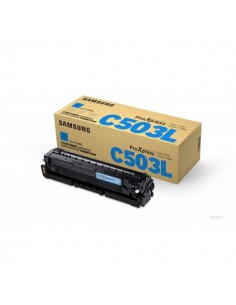 Originale Samsung laser toner CLT-C503L - ciano - SU014A