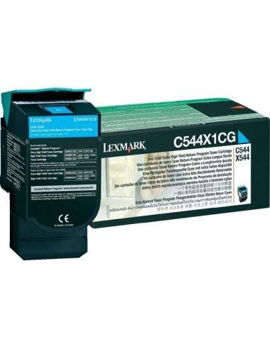 Originale Lexmark laser toner A.R. - ciano - C544X1CG