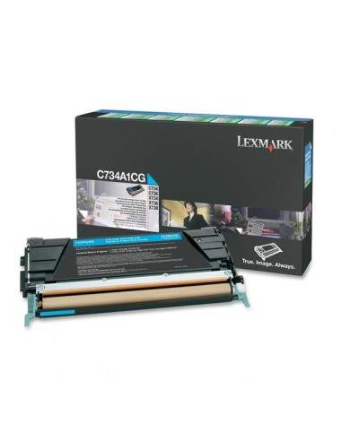 Originale Lexmark laser toner - ciano - C734A1CG