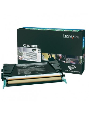 Originale Lexmark laser toner A.R. - nero - C736H1KG