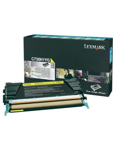 Originale Lexmark laser toner A.R. - giallo - C736H1YG