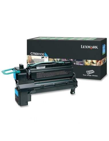 Originale Lexmark laser toner A.R. C792 - ciano - C792X1CG