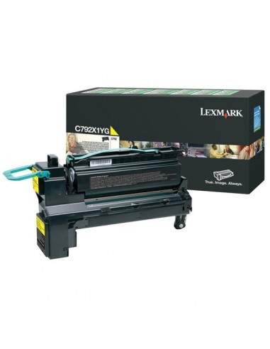 Originale Lexmark laser toner A.R. C792 - giallo - C792X1YG