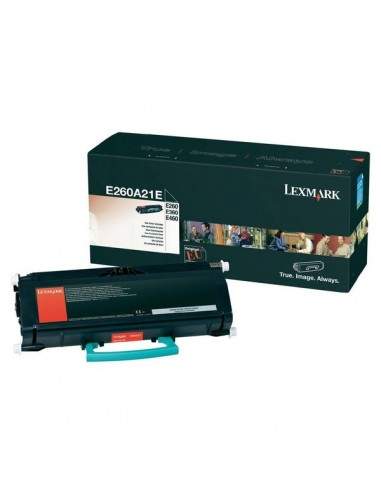 Originale Lexmark E260A21E Toner nero return program nero