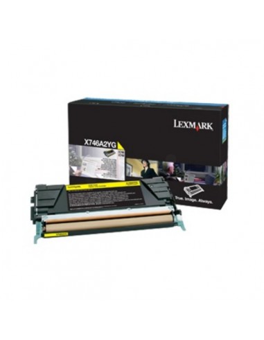 Originale Lexmark laser toner X746, X748 - giallo - X746A3YG