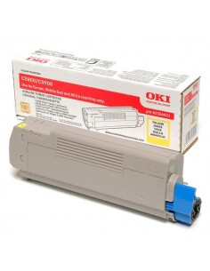 Originale Oki laser toner - giallo - 43324421