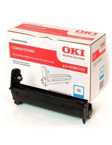 Originale Oki laser tamburo - ciano - 43381723