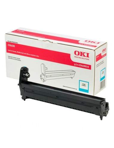 Originale Oki laser tamburo - ciano - 43449015