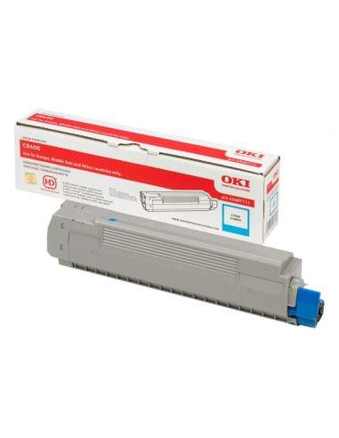 Originale Oki laser toner - ciano - 43487711