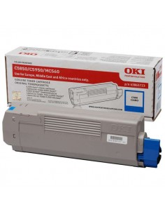 Originale Oki laser toner - ciano - 43865723