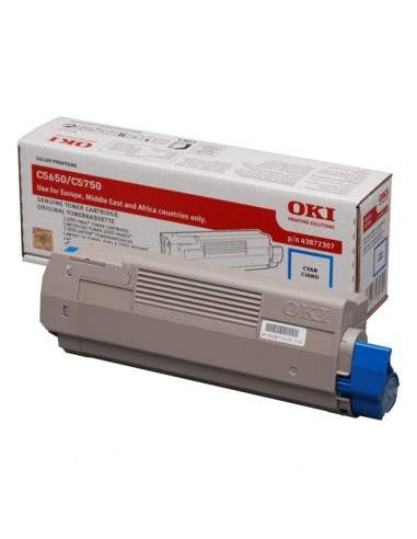 Originale Oki laser toner - ciano - 43872307