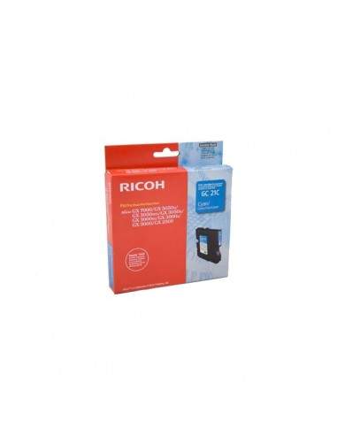 Originale Ricoh laser gel GC21 K202/C - ciano - 405533