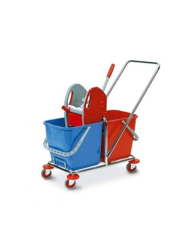 Carrello per pulizie "DUO" Perfetto Factory - 2x25l - 0470B In Factory - 2