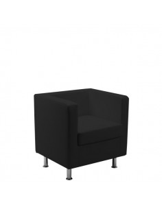 Divanetto 1 posto PRAGMA UNISIT - similpelle - NERO - PR1/KN UNISIT - 1 2