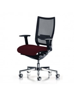 Sedia semidirezionale ergonomica CONCEPT UNISIT - fili di luce - ROSSO MATTONE - COT/F31 UNISIT - 1 2
