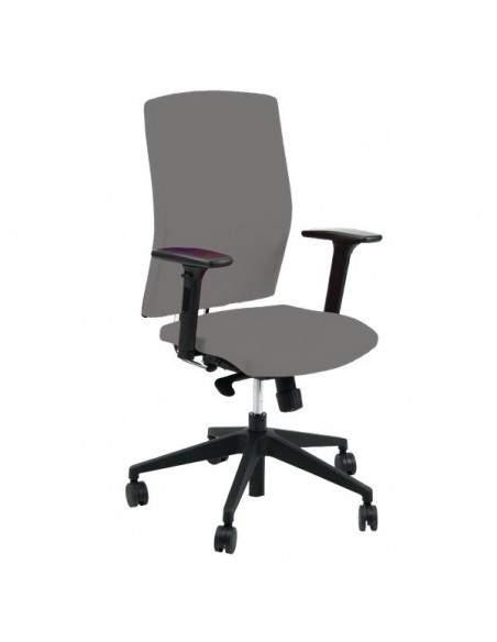 Sedia semidirezionale ergonomica EUROPA UNISIT - similpelle - cromato - GRIGIO - EUP/KG UNISIT - 2