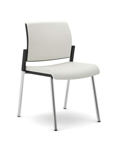 Sedia interlocutore ergonomica KIND UNISIT - similpelle - BIANCO - KI4GTBB/KQ UNISIT - 2