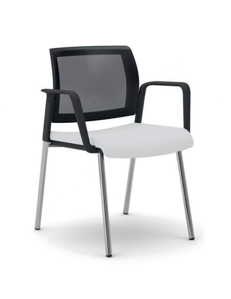 Sedia interlocutore ergonomica KIND UNISIT - pelle - BIANCO - KI4GTBR/PQ UNISIT - 2