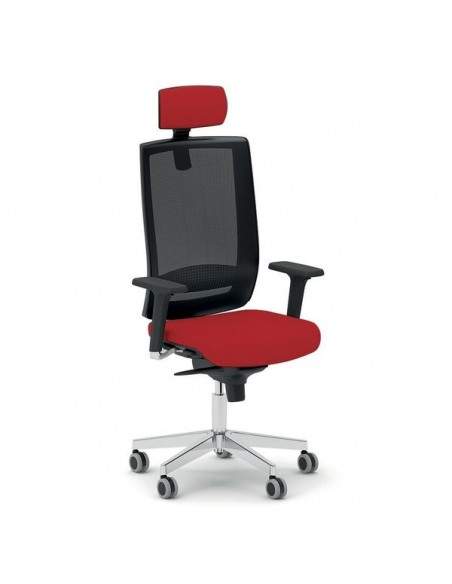 Sedia semidirezionale ergonomica KIND UNISIT - fili di luce - ROSSO MATTONE - KIPGN/F31 UNISIT - 2