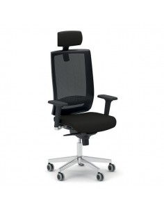 Sedia semidirezionale ergonomica KIND UNISIT - pelle - NERO - KIPGN/PN UNISIT - 1 2