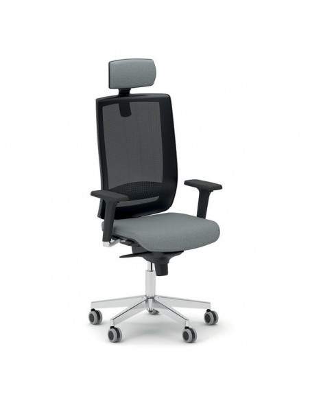 Sedia semidirezionale ergonomica KIND UNISIT - pelle - GRIGIO - KIPGN/PT UNISIT - 2
