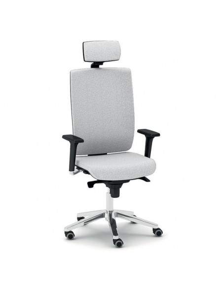 Sedia semidirezionale ergonomica KIND UNISIT - similpelle - BIANCO - KIPGT/KQ UNISIT - 2