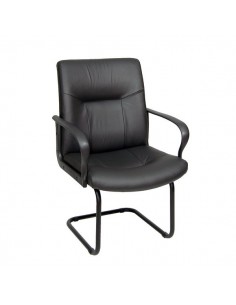 Sedia visitatore eco-smart ERIDANUS UNISIT - pelle - NERO - ERV/PN UNISIT - 1 2