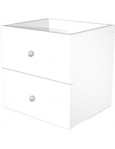 2 cassetti per libreria a caselle Maxicube bianco Artexport - 32,32x16 cm - 2c MaxC/3 Artexport - 1 2