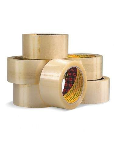 Nastri da imballo Scotch®  - poco rumoroso - PVC - 50 mm x 66 m - trasparente - 50 my - 10254 (conf.6) Scotch - 4