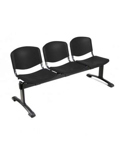 Panca 3 posti Agata UNISIT - NERO - D5P3P/NE UNISIT - 3