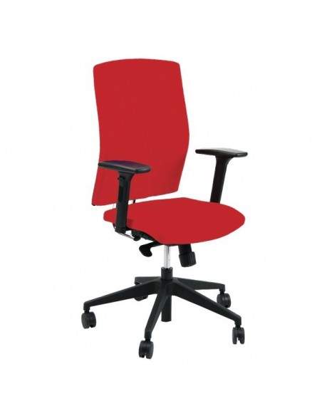 Sedia semidirezionale ergonomica EUROPA UNISIT - ignifugo - cromato - ROSSO - EUP/IR UNISIT - 3