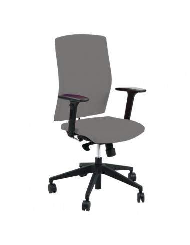 Sedia semidirezionale ergonomica EUROPA UNISIT - similpelle - cromato - GRIGIO - EUP/KG UNISIT - 3