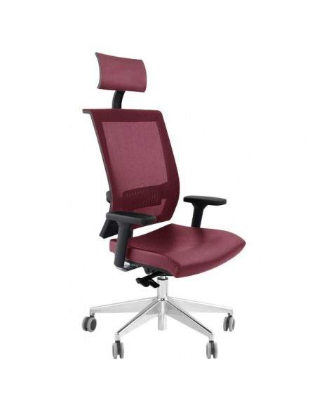 Sedia semidirezionale ergonomica GALATEA UNISIT - ignifugo - ROSSO - GTPG/IR UNISIT - 3