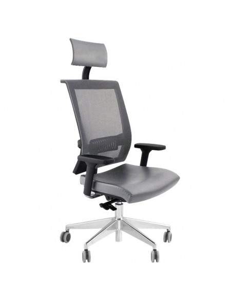 Sedia semidirezionale ergonomica GALATEA UNISIT - similpelle - GRIGIO - GTPG/KG UNISIT - 3