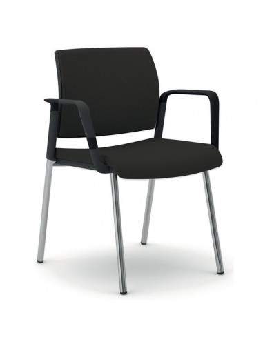 Sedia interlocutore ergonomica KIND UNISIT - microfibra - NERO - KI4GNBR/MN UNISIT - 3
