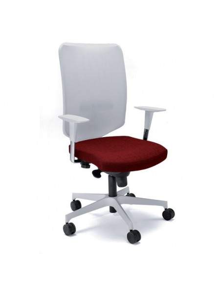 Sedia semidirezionale ergonomica NEWAIR UNISIT - ignifugo - ROSSO - NWB/IR UNISIT - 3