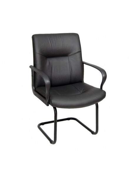 Sedia visitatore eco-smart ERIDANUS UNISIT - pelle - NERO - ERV/PN UNISIT - 3