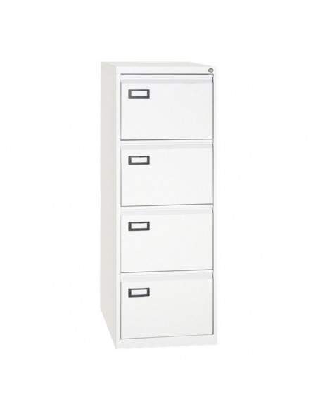 Classificatori Kubo - bianco - 4 cassetti - 46x62x132 cm - 4304 Kubo - 3